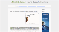 Desktop Screenshot of guiderocket.com