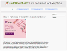 Tablet Screenshot of guiderocket.com
